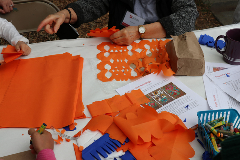 Making Papel Picado