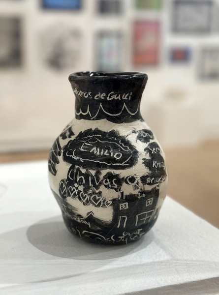 Jose Guzman, Greek Vase, Ceramics, De Anza High School