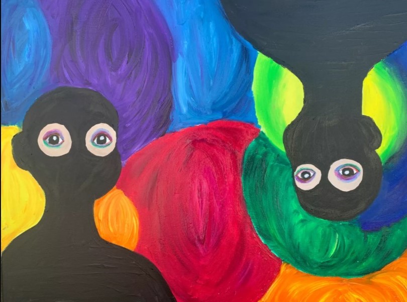 Davoren Boyle, Grade 11, Colors Behind the Mask #2, 2021