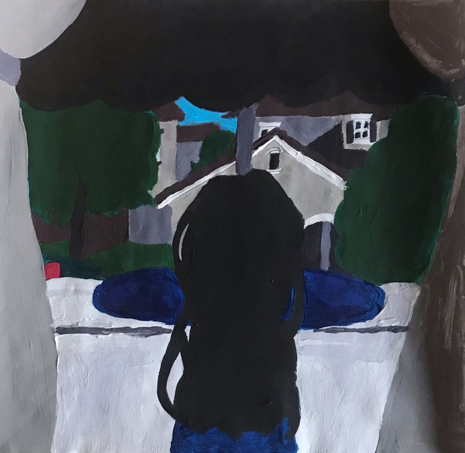 Tia	Zeller, Grade 11, Girl at the Window, 2021