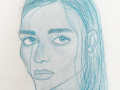 Melissa Martinez, Grade 11, Blue Girl, 2021