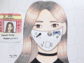 Karyna Kolley, Grade 12, Mask Self Portrait, 2021