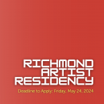 10 days left to apply! Richmond Artist Residency