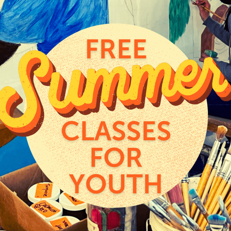 Free Summer Classes for Youth Richmond Art Center