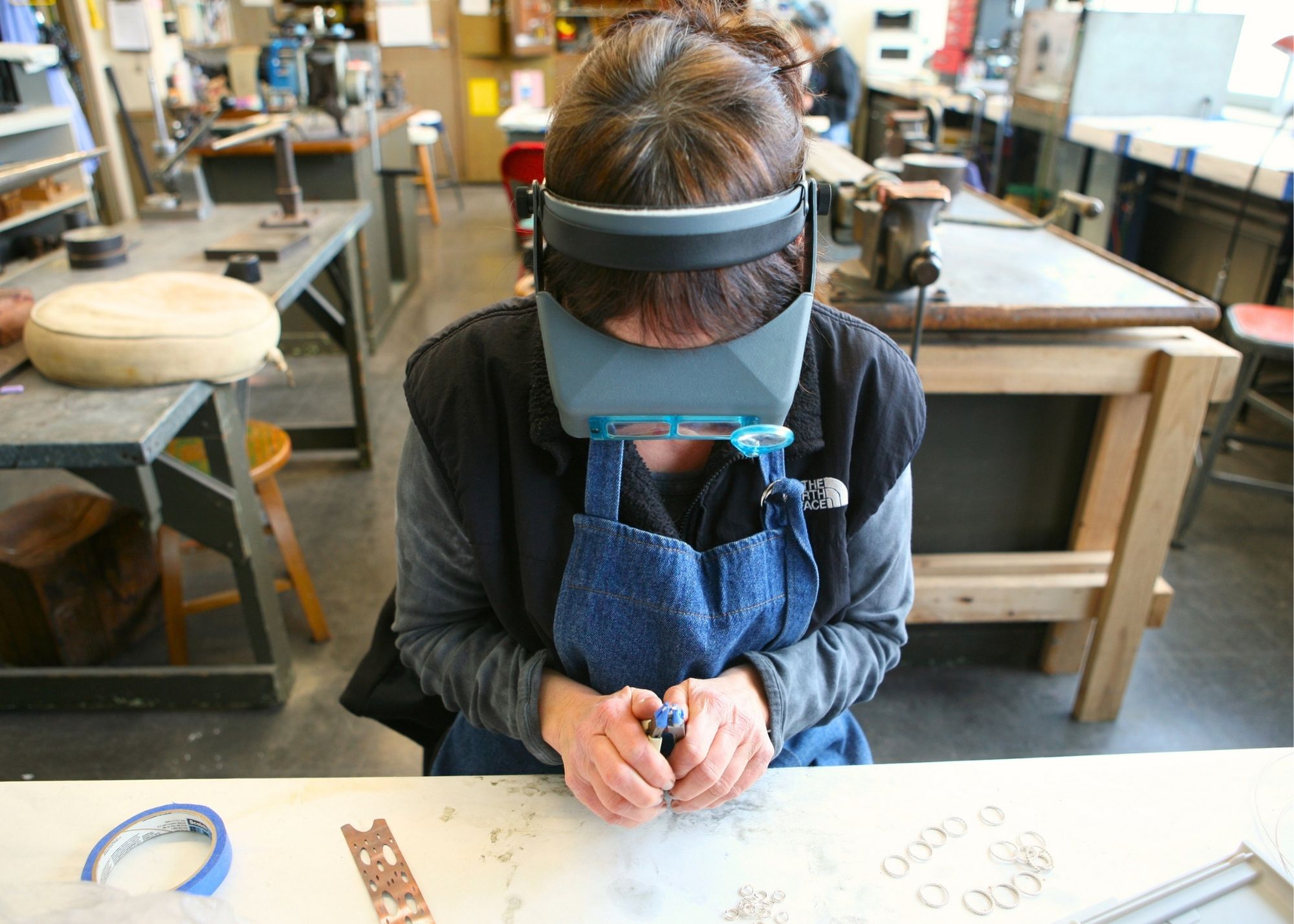 metals studio student
