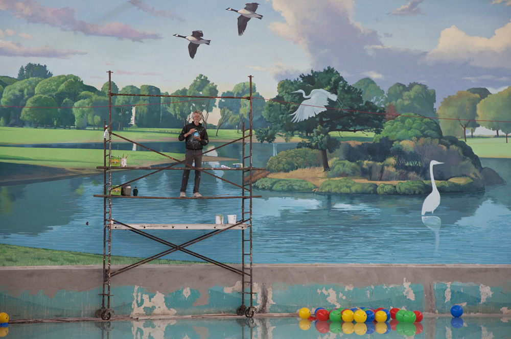 Plunge John on Scaffold web