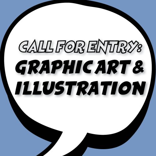 Call for Graphic Art_purple and yellow_text bubble