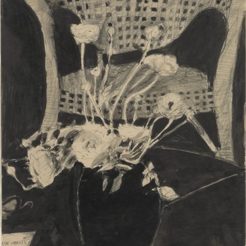 Richard Diebenkorn, Untitled, ink and graphite on paper, 13 x 11 inches, 1964, The Grant Family Collection.